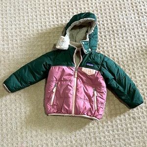 Patagonia reversible toddler jacket